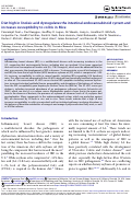 Cover page: Diet high in linoleic acid dysregulates the intestinal endocannabinoid system and increases susceptibility to colitis in Mice.