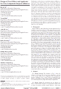 Cover page: Design of Novel Mixer and Applicator for Two-Component Surgical Adhesives