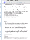 Cover page: Task-evoked substantia nigra hyperactivity associated with prefrontal hypofunction, prefrontonigral disconnectivity and nigrostriatal connectivity predicting psychosis severity in medication naïve first episode schizophrenia