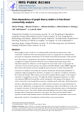 Cover page: Time-dependence of graph theory metrics in functional connectivity analysis