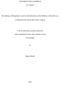 Cover page: The Makings of Marginality: Land Use Intensification and the Diffusion of Rural Poverty in Eighteenth and Nineteenth Century Uruguay