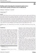 Cover page: Building and benchmarking the motivated deception corpus: Improving the quality of deceptive text through gaming