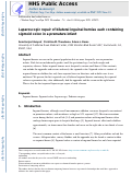 Cover page: Laparoscopic repair of bilateral inguinal hernias each containing sigmoid colon in a premature infant