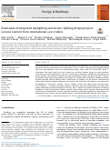 Cover page: Evaluation of integrated daylighting and electric lighting design projects: Lessons learned from international case studies