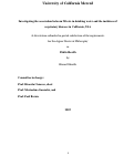 Cover page: Investigating the association between Nitrate in drinking water and the incidence of respiratory diseases in California, USA