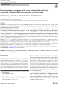 Cover page: Demineralization prevention with a new antibacterial restorative composite containing QASi nanoparticles: an in situ study.