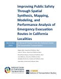 Cover page of Improving Public Safety Through Spatial Synthesis, Mapping, Modeling, and Performance Analysis of Emergency Evacuation Routes in California Localities