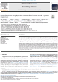 Cover page: Cortical thickness atrophy in the transentorhinal cortex in mild cognitive impairment