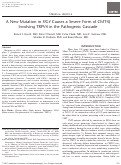 Cover page: A New Mutation in FIG4 Causes a Severe Form of CMT4J Involving TRPV4 in the Pathogenic Cascade