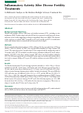 Cover page: Inflammatory Activity After Diverse Fertility Treatments: A Multicenter Analysis in the Modern Multiple Sclerosis Treatment Era