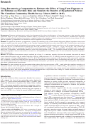 Cover page: Using Parametric g-Computation to Estimate the Effect of Long-Term Exposure to Air Pollution on Mortality Risk and Simulate the Benefits of Hypothetical Policies: The Canadian Community Health Survey Cohort (2005 to 2015)