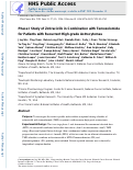 Cover page: Phase I Study of Zotiraciclib in Combination with Temozolomide for Patients with Recurrent High-grade Astrocytomas