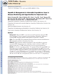 Cover page: Hepatitis B Management in Vulnerable Populations: Gaps in Disease Monitoring and Opportunities for Improved Care