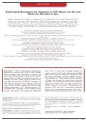 Cover page: Radiological biomarkers for diagnosis in PSP: Where are we and where do we need to be?