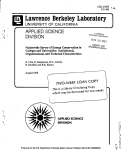 Cover page: NATIONWIDE SURVEY OF ENERGY CONSERVATION IN COLLEGES AND UNIVERSITIES: INSTITUTIONAL, ORGANIZATIONAL, AND TECHNICAL CHARACTERISTICS