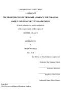 Cover page: The Missionization of Gendered Violence: The Colonial Gaze in Indigenous/Latinx Communities