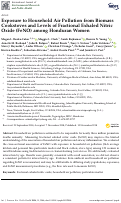 Cover page: Exposure to Household Air Pollution from Biomass Cookstoves and Levels of Fractional Exhaled Nitric Oxide (FeNO) among Honduran Women