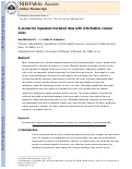 Cover page: A model for repeated clustered data with informative cluster sizes