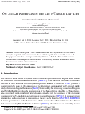 Cover page: On linear intervals in the alt \(\nu\)-Tamari lattices