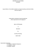 Cover page: Sexual Politics in the California Public K-12 Superintendency and District Office Personnel System