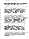 Cover page: Exploring cosmic origins with CORE: Mitigation of systematic effects