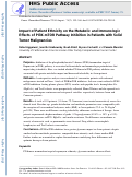 Cover page: Impact of patient ethnicity on the metabolic and immunologic effects of PI3K–mTOR pathway inhibition in patients with solid tumor malignancies