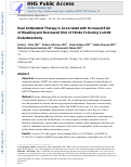 Cover page: Dual Antiplatelet Therapy Is Associated with Increased Risk of Bleeding and Decreased Risk of Stroke Following Carotid Endarterectomy.