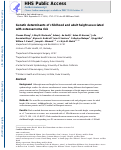 Cover page: Genetic determinants of childhood and adult height associated with osteosarcoma risk