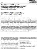 Cover page: The Washtenaw ID Project: A Government-Issued ID Coalition Working Toward Social, Economic, and Racial Justice and Health Equity