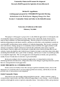 Cover page: Commodity Chains and Economic Development: One and a Half Proposals for Spatially-Oriented Research