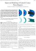 Cover page: Improved Modeling of Canted–Cosine–Theta Magnets