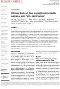 Cover page: ENSO and Southeast Asian biomass burning modulate subtropical trans-Pacific ozone transport