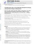 Cover page: Association of traumatic brain injury with subsequent neurological and psychiatric disease: a meta-analysis.