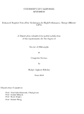 Cover page: Enhanced Register Data-Flow Techniques for High-Performance, Energy-Efficient GPUs