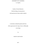 Cover page: Families of Sexual Minorities: Child Well-Being, Parenting Desires, and Expectations for Future Family Formation