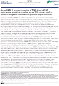 Cover page: Annual (2023) taxonomic update of RNA-directed RNA polymerase-encoding negative-sense RNA viruses (realm Riboviria: kingdom Orthornavirae: phylum Negarnaviricota).