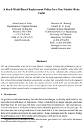 Cover page: A Stack Model Based Replacement Policy for a Non-Volatile Write Cache