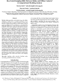 Cover page: Does Social Sampling Differ Between Online and Offline Contacts? A Computational Modeling Analysis