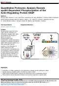 Cover page: Quantitative Proteomic Analysis Reveals apoE4-Dependent Phosphorylation of the Actin-Regulating Protein VASP