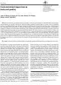 Cover page: Gastrointestinal impactions in backyard poultry.