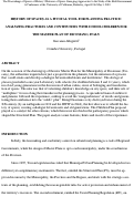 Cover page: History of Spaces as a Pivotal Tool for Planning Practice: Analyzing Fractures and Continuities with Schoolchildren for the Master Plan of Dicomano, Italy