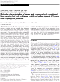 Cover page: Molecular characterization of durum and common wheat recombinant lines carrying leaf rust resistance (Lr19) and yellow pigment (Y) genes from Lophopyrum ponticum