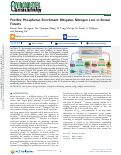 Cover page: Postfire Phosphorus Enrichment Mitigates Nitrogen Loss in Boreal Forests