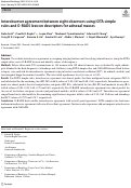 Cover page: Interobserver agreement between eight observers using IOTA simple rules and O-RADS lexicon descriptors for adnexal masses.