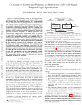 Cover page: Co-design of Control and Planning for Multi-rotor UAVs with Signal Temporal Logic Specifications