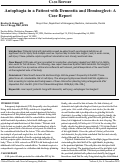 Cover page: Autophagia in a Patient with Dementia and Hemineglect: A Case Report