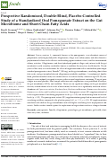 Cover page: Prospective Randomized, Double-Blind, Placebo-Controlled Study of a Standardized Oral Pomegranate Extract on the Gut Microbiome and Short-Chain Fatty Acids.