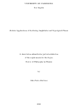 Cover page: Modern Applications of Scattering Amplitudes and Topological Phases