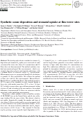 Cover page: Synthetic ozone deposition and stomatal uptake at flux tower sites