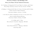 Cover page: Overview of theory and modeling in the Heavy Ion Fusion Virtual 
National Laboratory